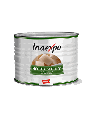 Palmito en cubos 2920 gramos