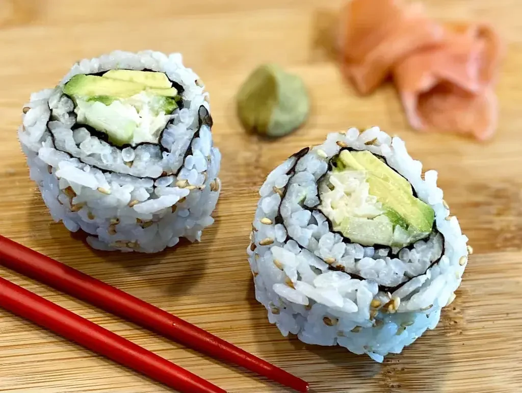 Rollos de Sushi con Arroz de Palmito